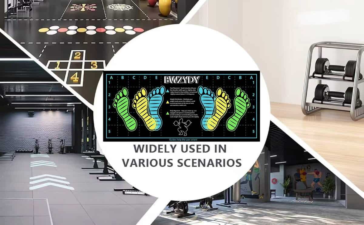 BWZYdy almohadilla premium de sentadillas con posición de - Imagen 3