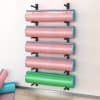 Estante de Almacenamiento para Tapetes de Yoga (Negro, 5