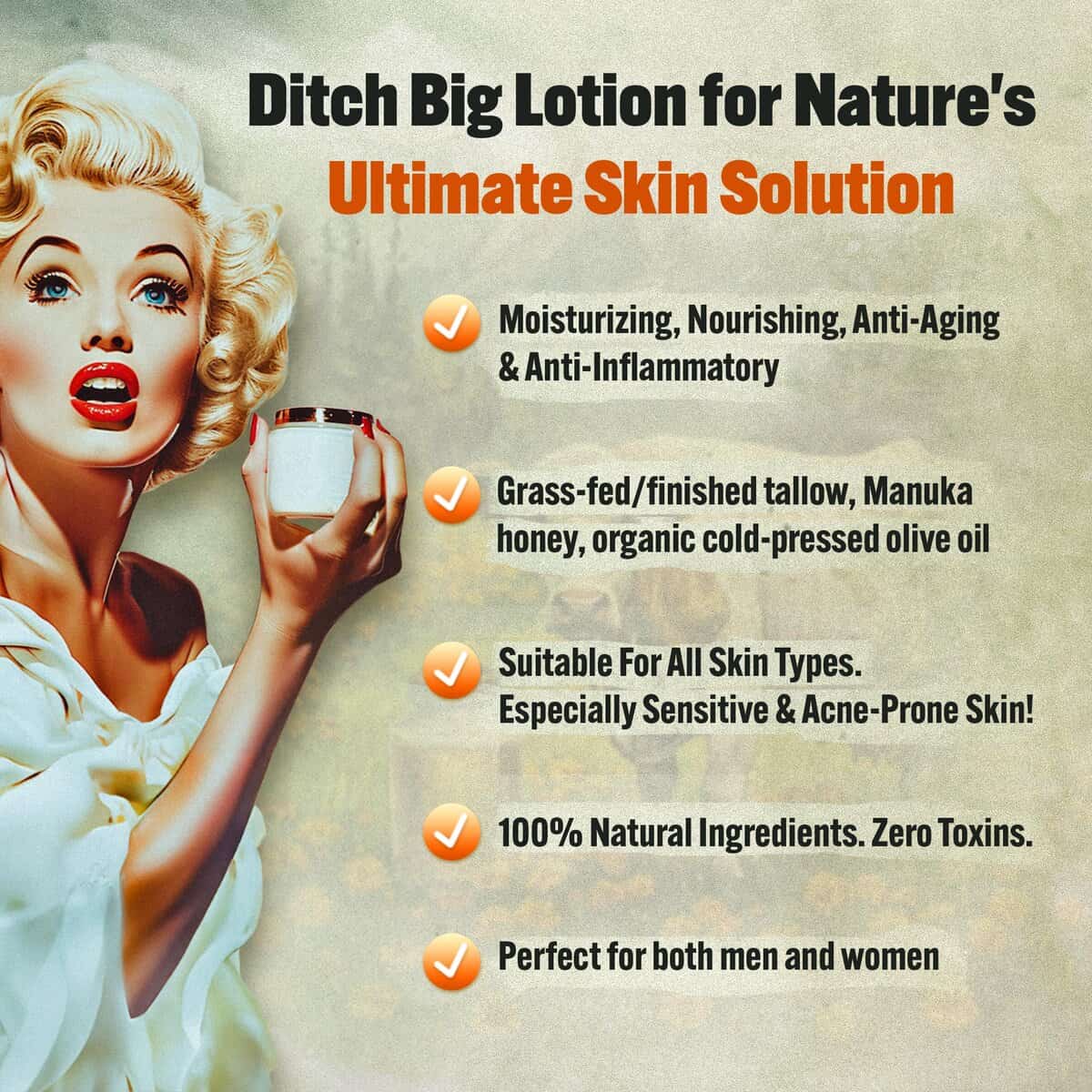 Bálsamo Hidratante de Tallow de Res y Miel de Manuka para - Imagen 9