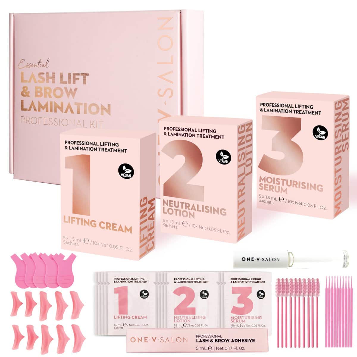 Kit Profesional de Elevación de Pestañas y Laminación de