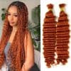 Extensiones de Cabello Rizado Profundo Ondulado para