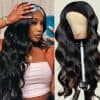 Pelucas de Diadema para Mujeres Negras Cabello Humano Onda
