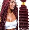 99J Cabello de Trenza Profunda en Onda de Volumen  Humana,