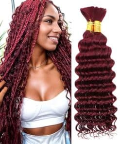 99J Cabello de Trenza Profunda en Onda de Volumen Humana,