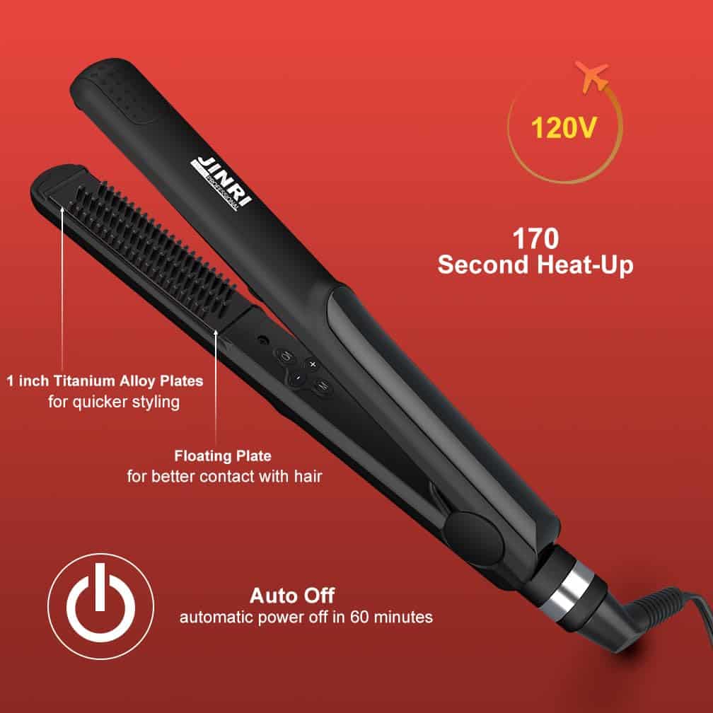 Plancha para el cabello JINRI, Volumen Exuberante, - Imagen 8