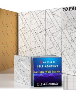 Paquete de 10 Paneles Acústicos Autoadhesivos (0.4" de