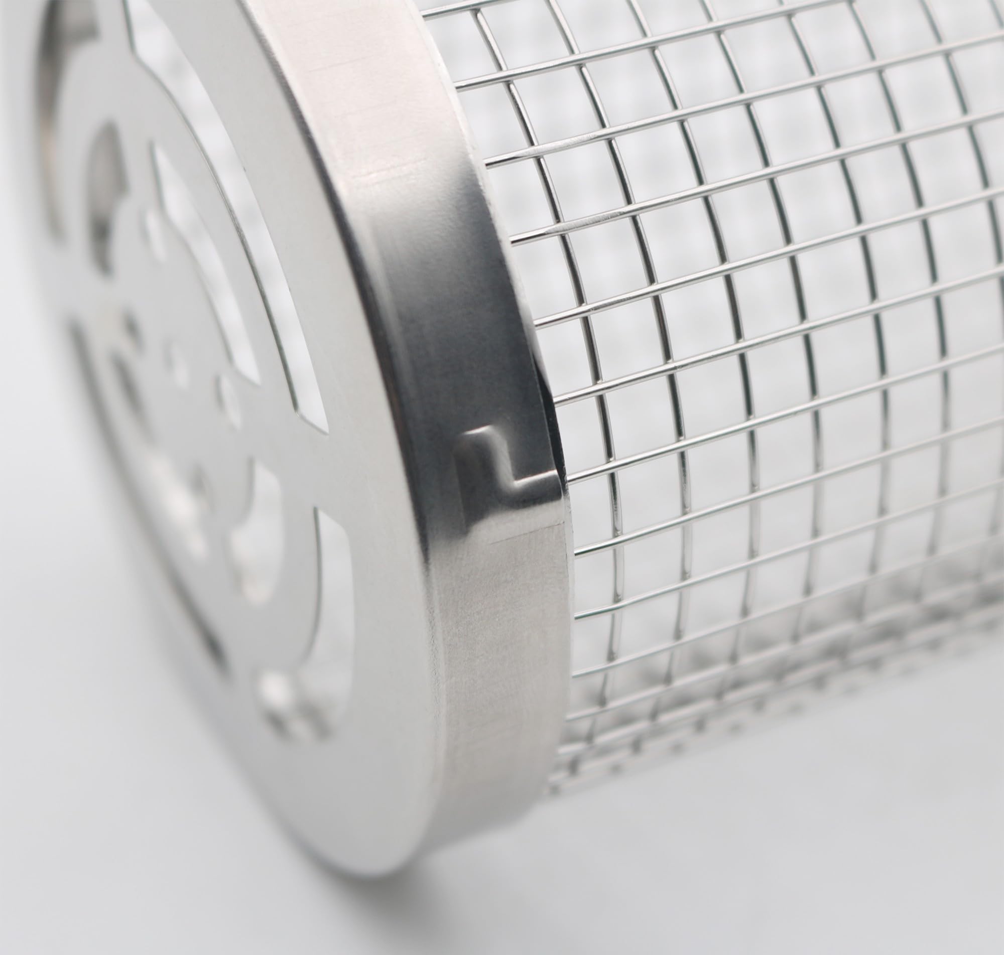 Cesta de Parrilla Giratoria con Mango de Madera - - Imagen 6