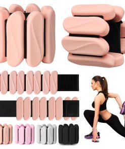 Pesa muñequeras, set de 2 pesas de muñeca y tobillo para