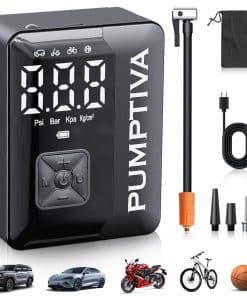 Inflador de neumáticos Compresor de aire -Negro