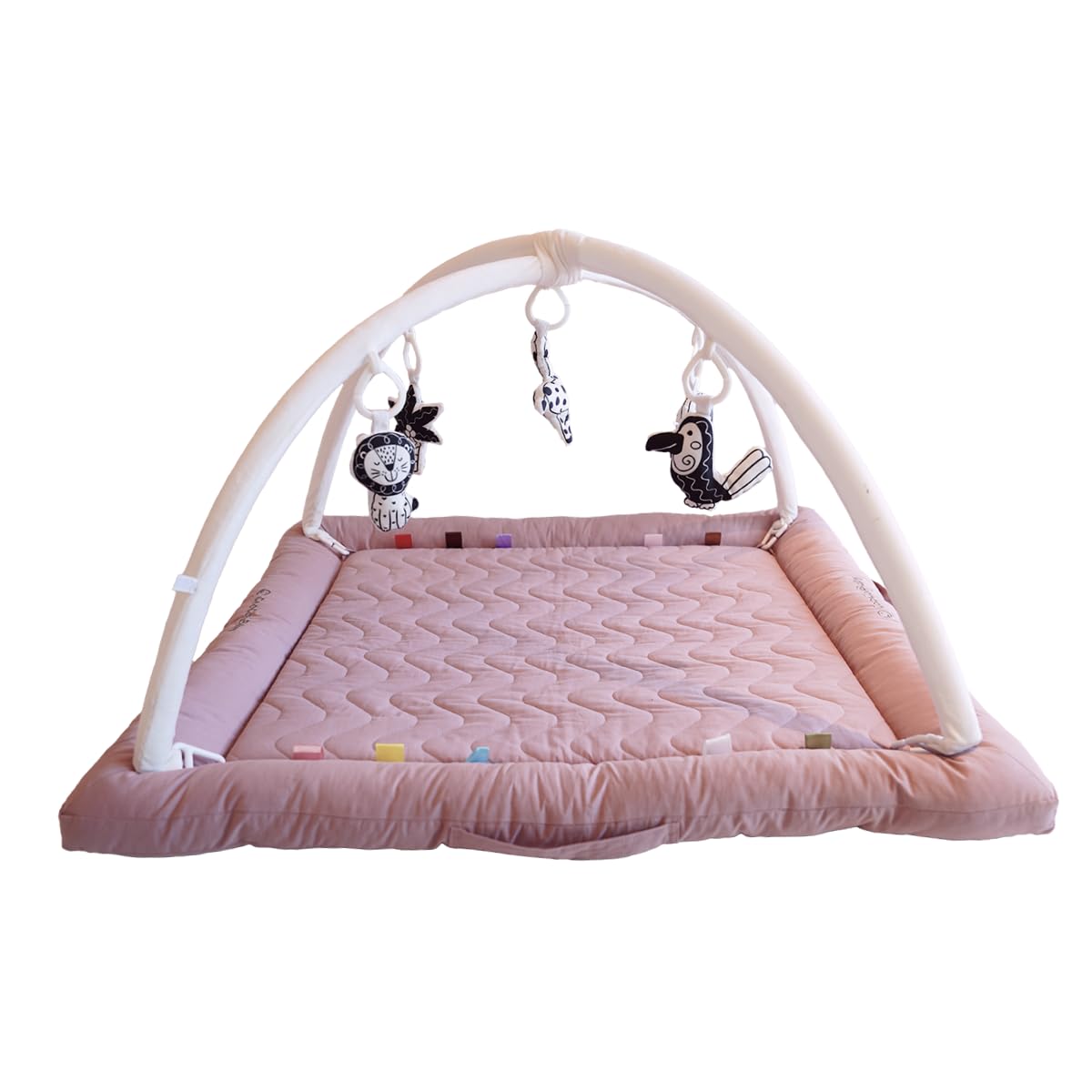 Gimnasio para Bebés CoocooBaby con 5 Juguetes -MistyRose_02