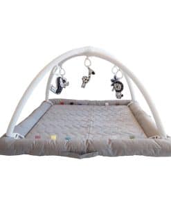 Gimnasio para Bebés CooCooBaby con 5 Juguetes -Gris_02