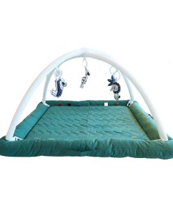 Gimnasio de Juegos CoocooBaby con 5 Juguetes Sensoriales,