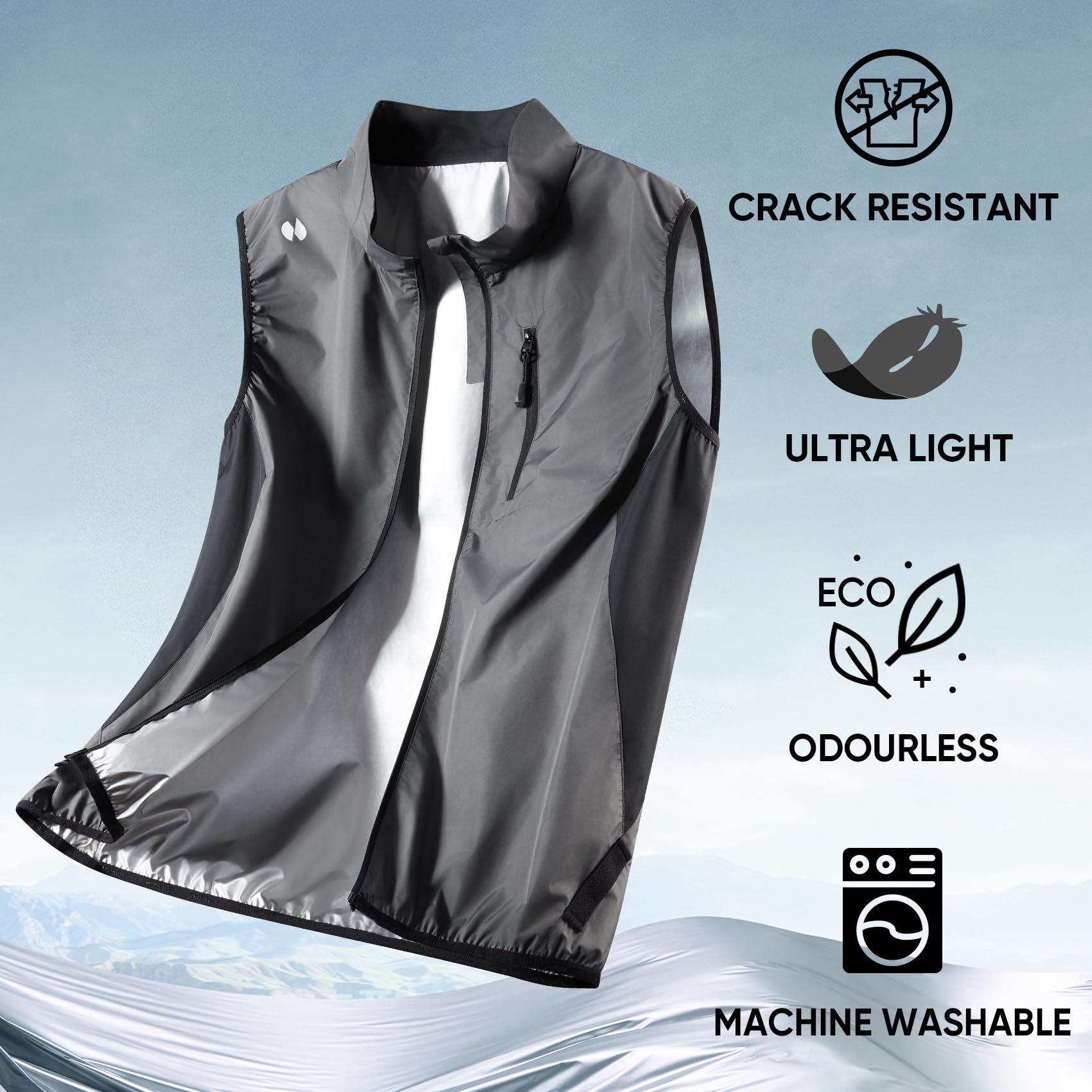 Chaleco de Sauna HOTSUIT para Hombres Chaqueta de Sauna - Imagen 8