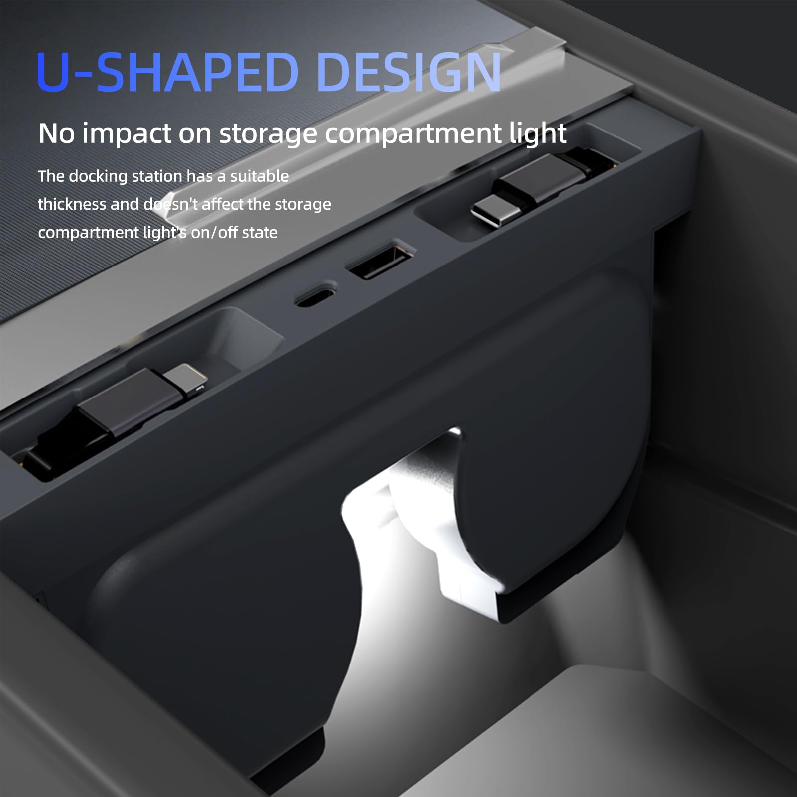 Hub USB para Tesla Model 3 Highland 2024 2025 Model Y - Imagen 9