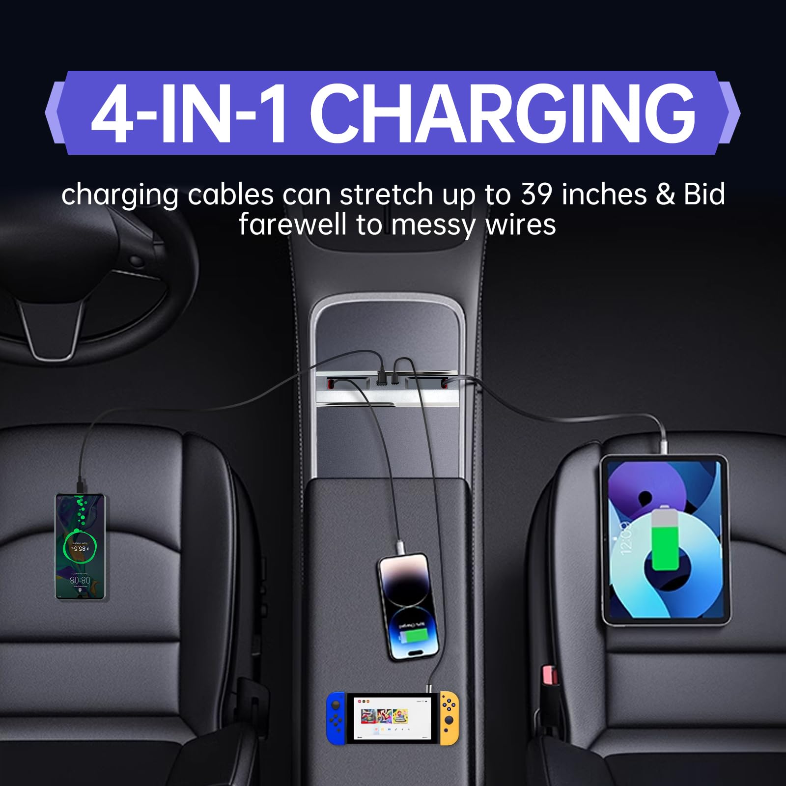 Hub USB para Tesla Model 3 Highland 2024 2025 Model Y - Imagen 6