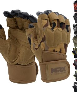 Guantes de Levantamiento de Pesas para -Camuflaje Arena Marr