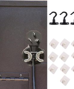 Organizador de Cables BUYBAR + 20 Ganchos de Parrilla para