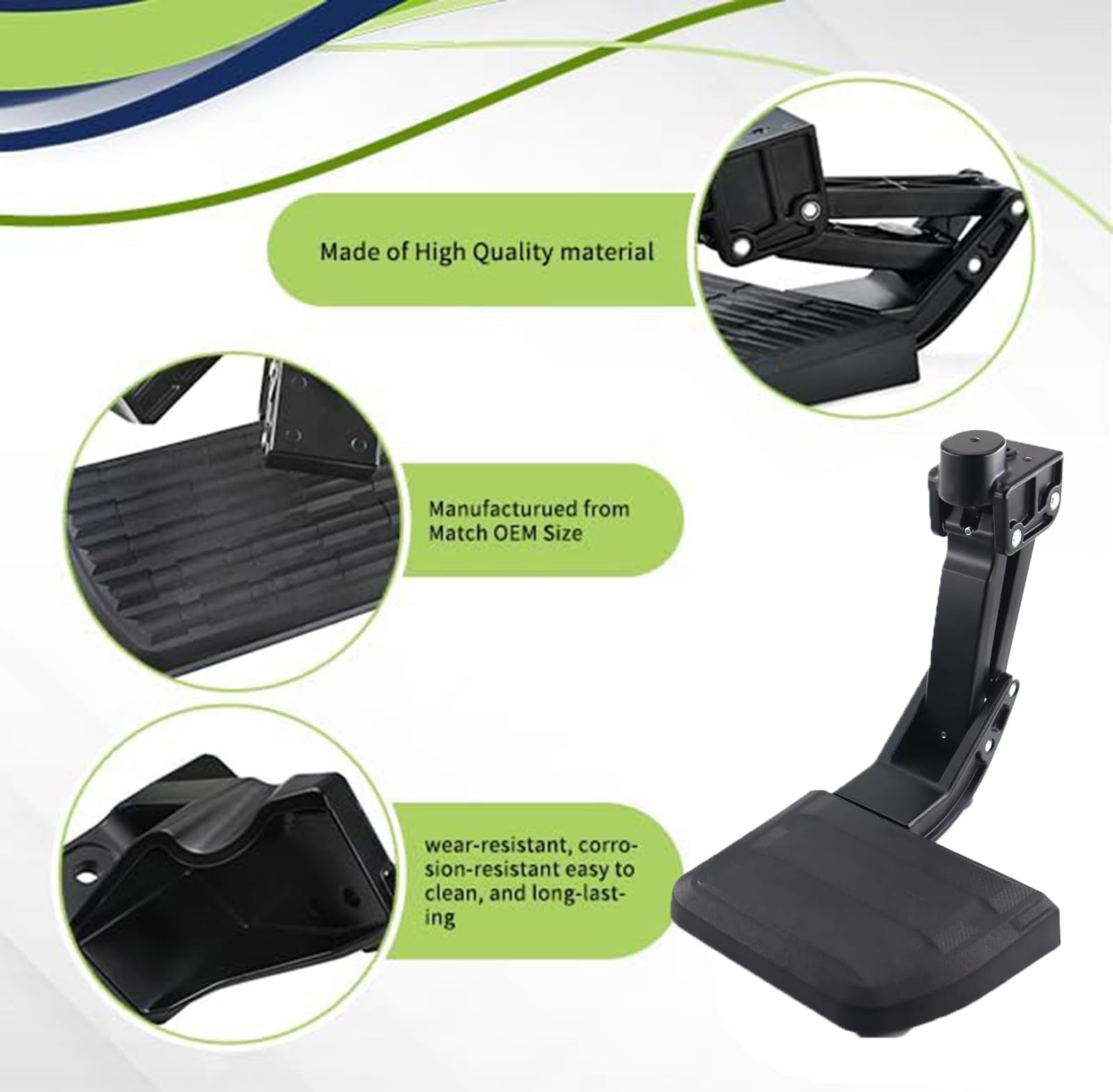 NBWIYQP Paso de cama trasera Tailgate Bedstep para 2024 - Imagen 3