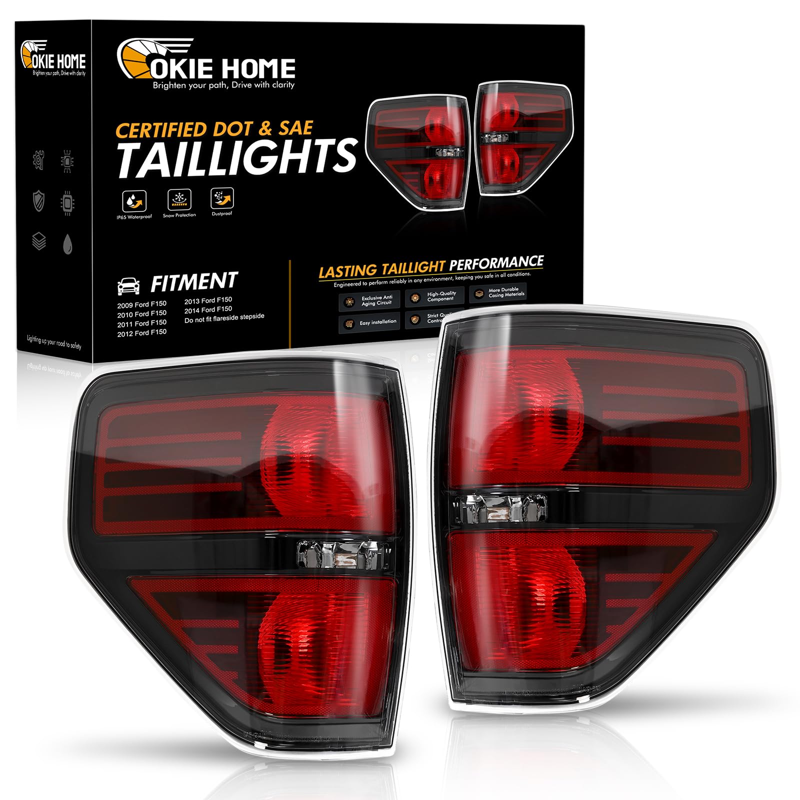 Luces traseras OKIE HOME F150 compatibles con Camioneta