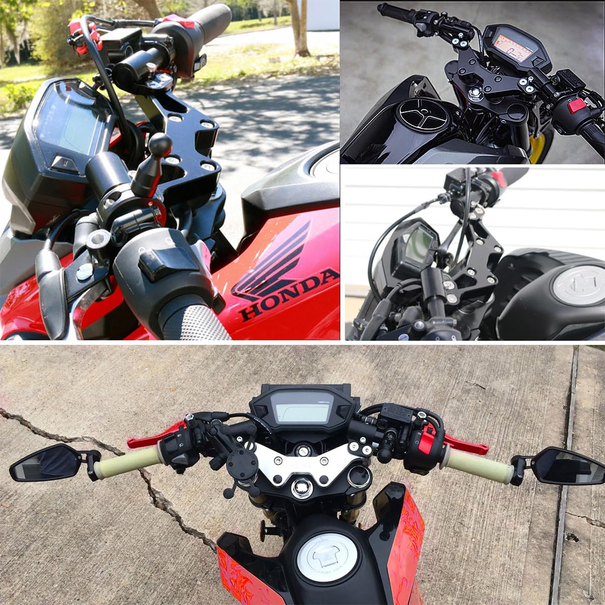 Kit de Manillar Ajustable de Motocicleta de Aluminio 3D - Imagen 4