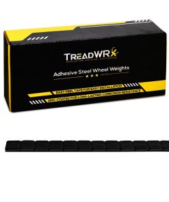TREADWRX Contrapesos de Rueda Adhesivos Negros de 1/4oz