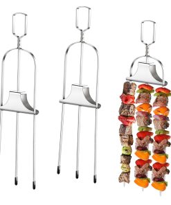 3 Pcs Pinchos de Brocheta para Asar - 14'' Pincho de