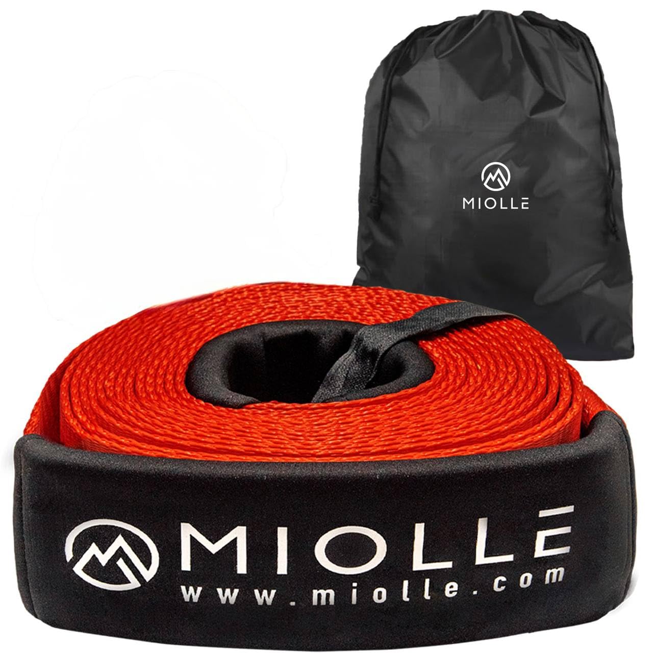 MiolleGear Tow Strap 3�x20�- 33400lbs MBS Kit de Correa de