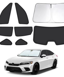 8pcs Cubiertas para ventanas de autos para Honda Civic 2022