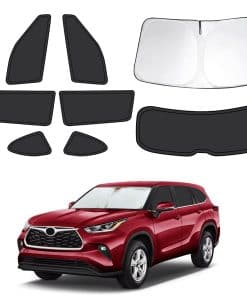 8pcs Cubiertas de Ventana para Coche para Toyota Highlander