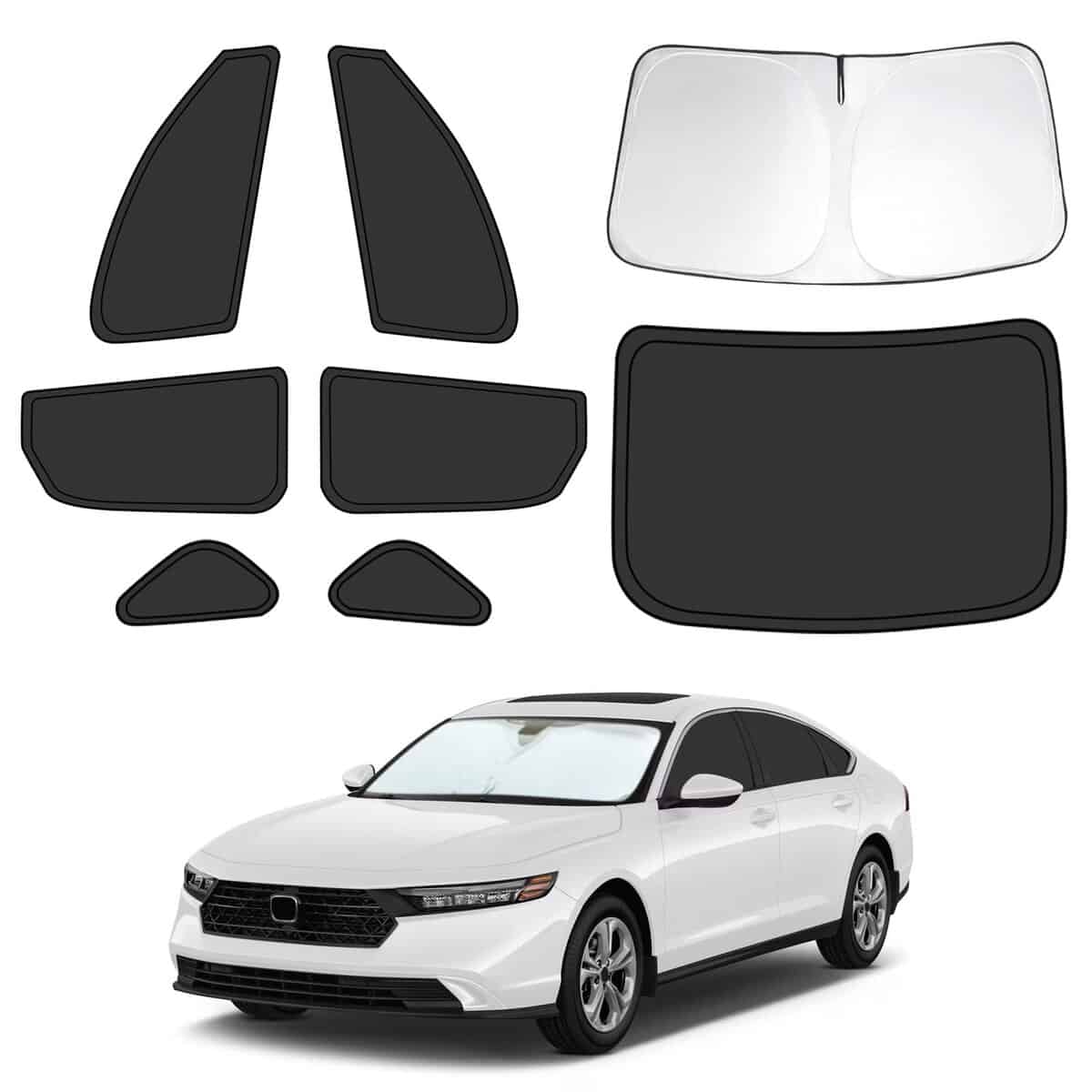 8pcs Sombras de Ventana para Honda Accord 2023 2024 2025,
