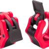 Greententljs Barbell Clamps 2 Pulgadas -Rojo con Negro