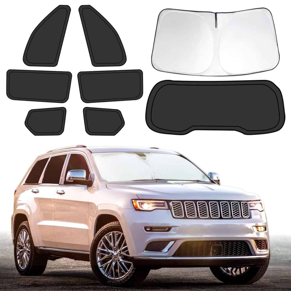 8pcs Car Window Shades for Jeep Grand Cherokee(Grand - Imagen 9