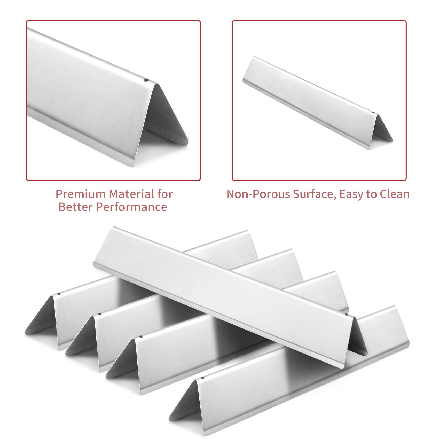 Terefour 17.5 Pulgadas Barras Flavorizantes para Parrillas - Imagen 5
