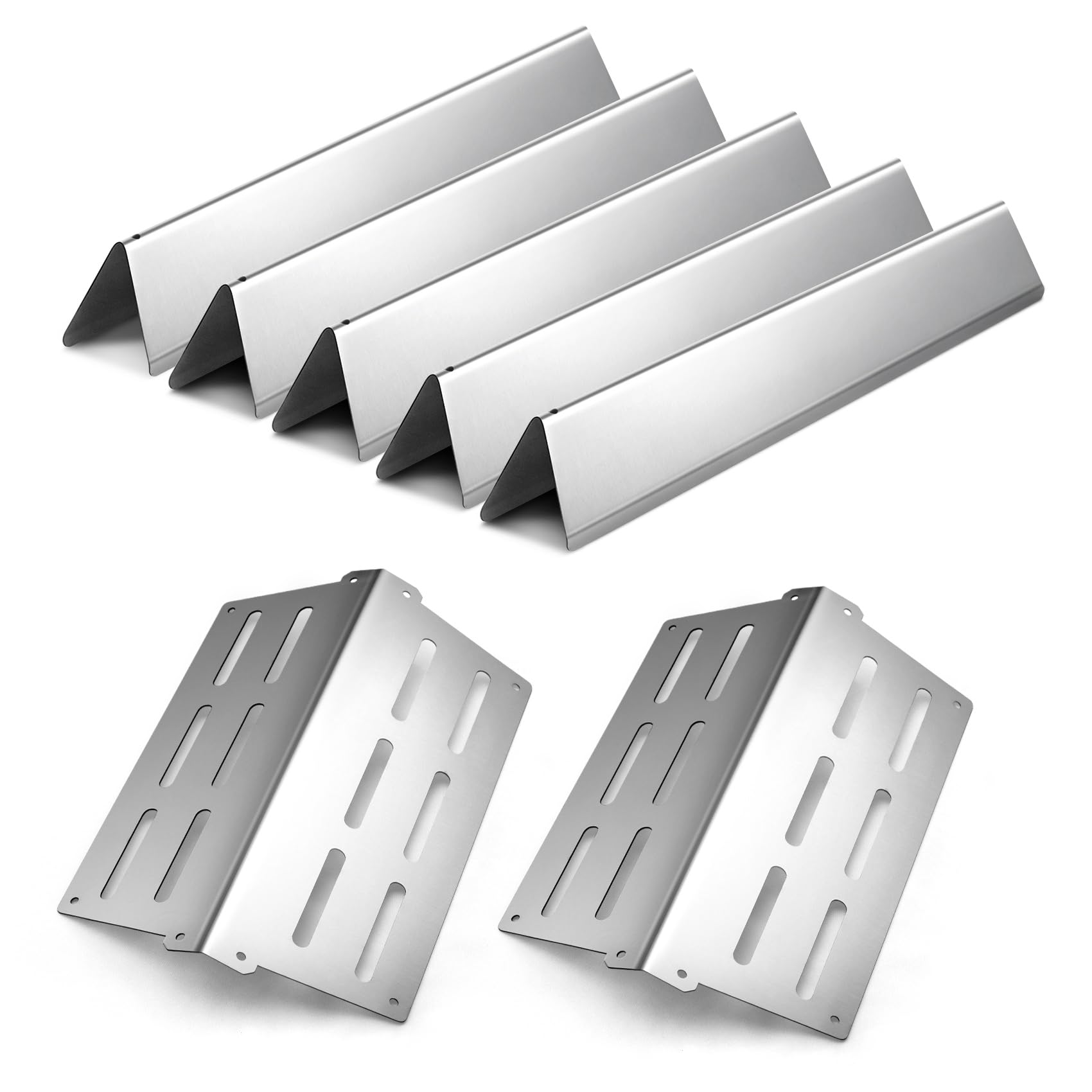 Terefour 17.5" Barras Flavorizantes y Deflectores de Calor