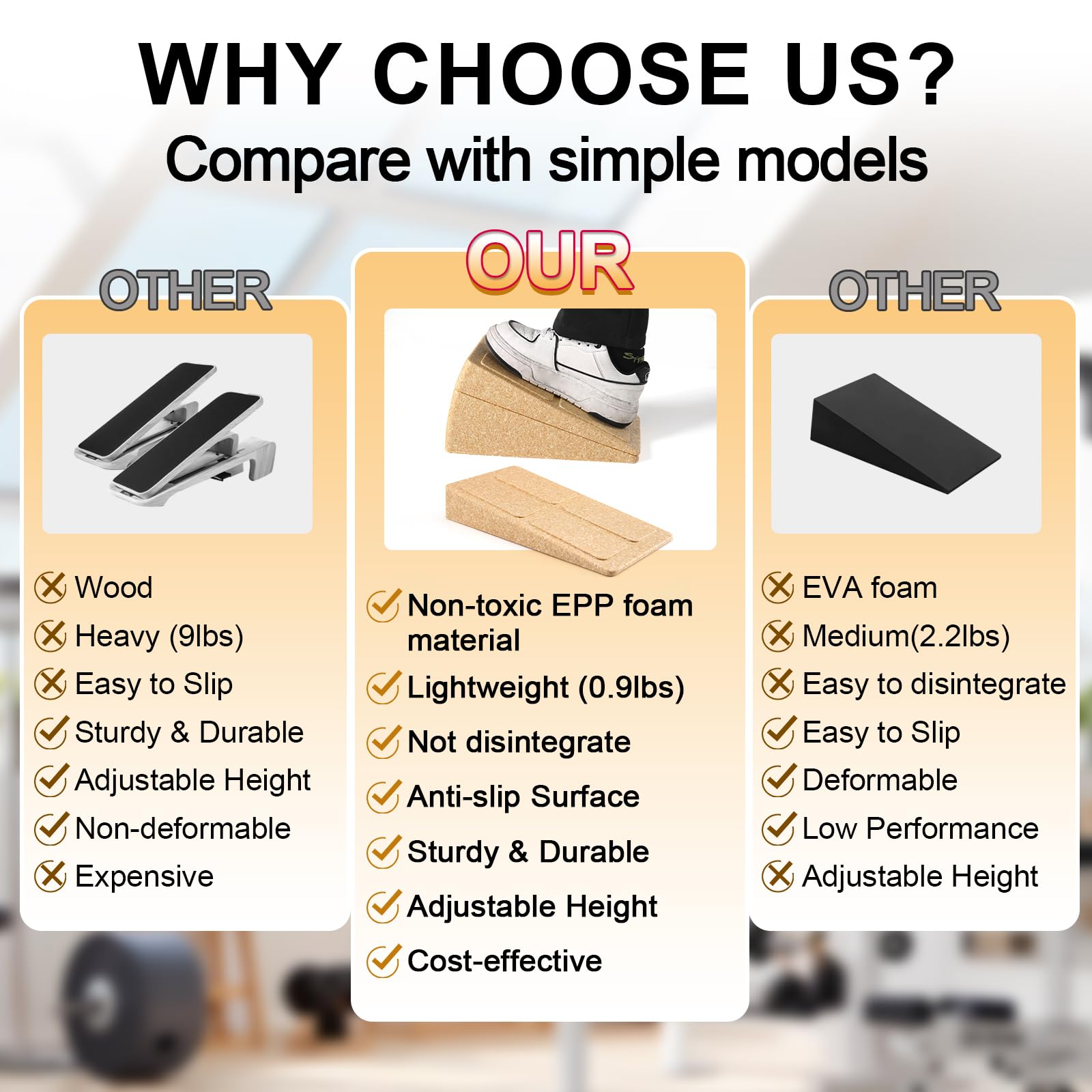 Tablero de inclinación de cuña de tabla de equilibrio para - Imagen 5