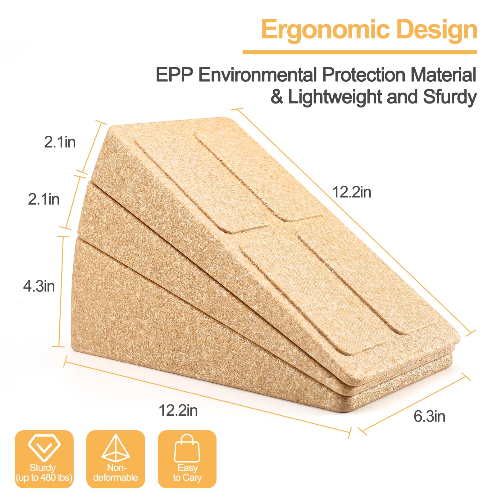 Tablero de inclinación de cuña de tabla de equilibrio para - Imagen 3