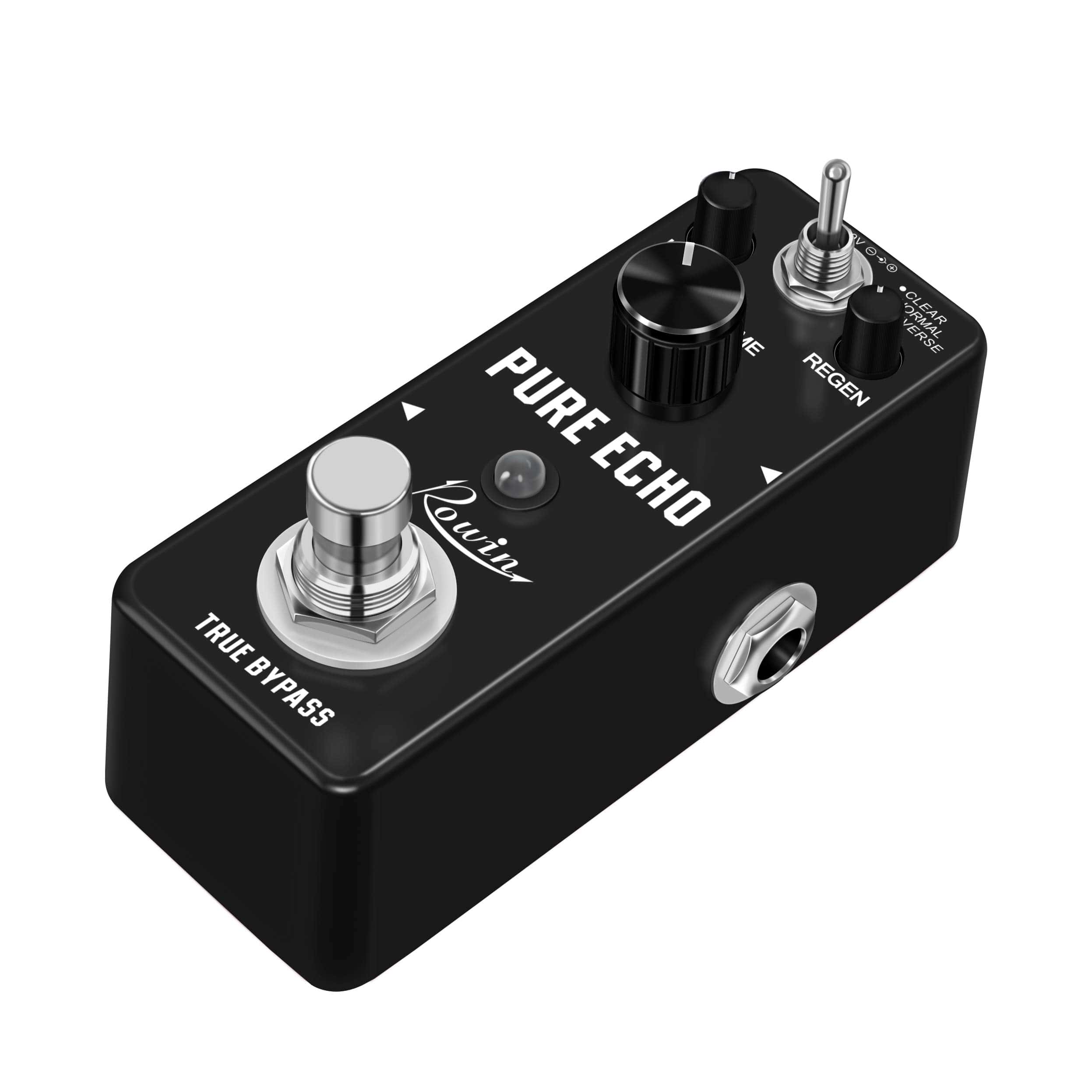 Pedal de Efecto de Retardo Digital Rowin Pure Echo con - Imagen 6