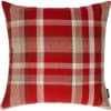 Funda de cojín de lana escocesa Heritage Tartan Roja