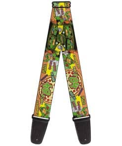 Correa de guitarra Buckle-Down - Tortugas clásicas de TMNT