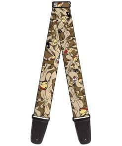 Correa de guitarra Buckle-Down - Wile E. Coyote -ud 29-54"