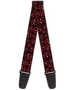 Correa de guitarra Buckle-Down - Deadpool Splatter Logo