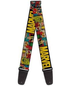 Correa de guitarra Buckle-Down - MARVEL/Retro Comic Panels