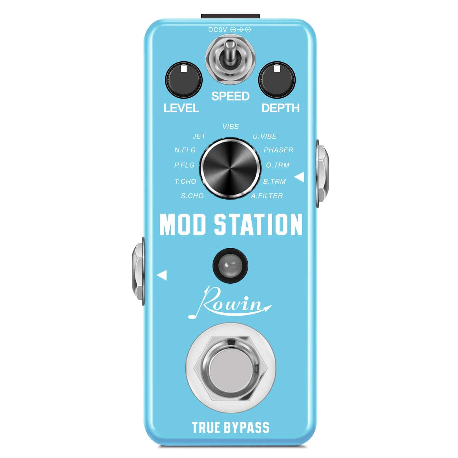 Rowin Mod Station 11 en 1 Pedal de Efectos de Modulación