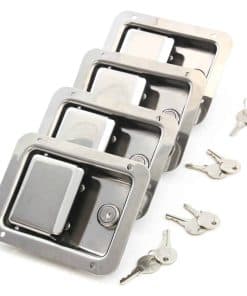 Manija de cerradura de puerta de remolque de caja de