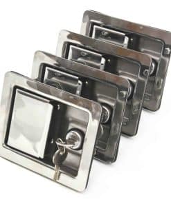 Red Hound Auto 4 manijas de candado de puerta de remolque