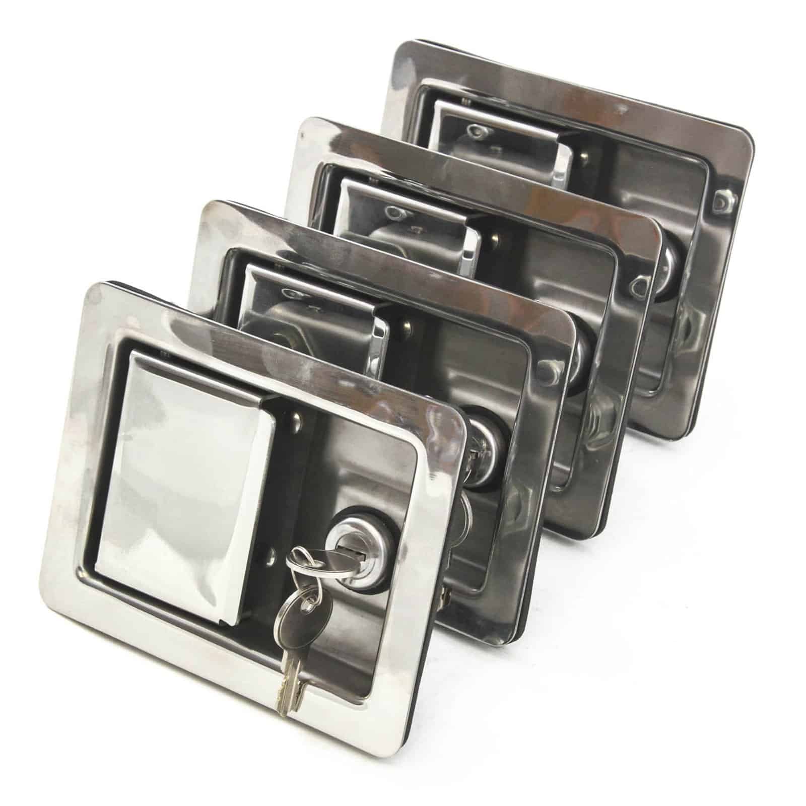 Red Hound Auto 4 manijas de candado de puerta de remolque