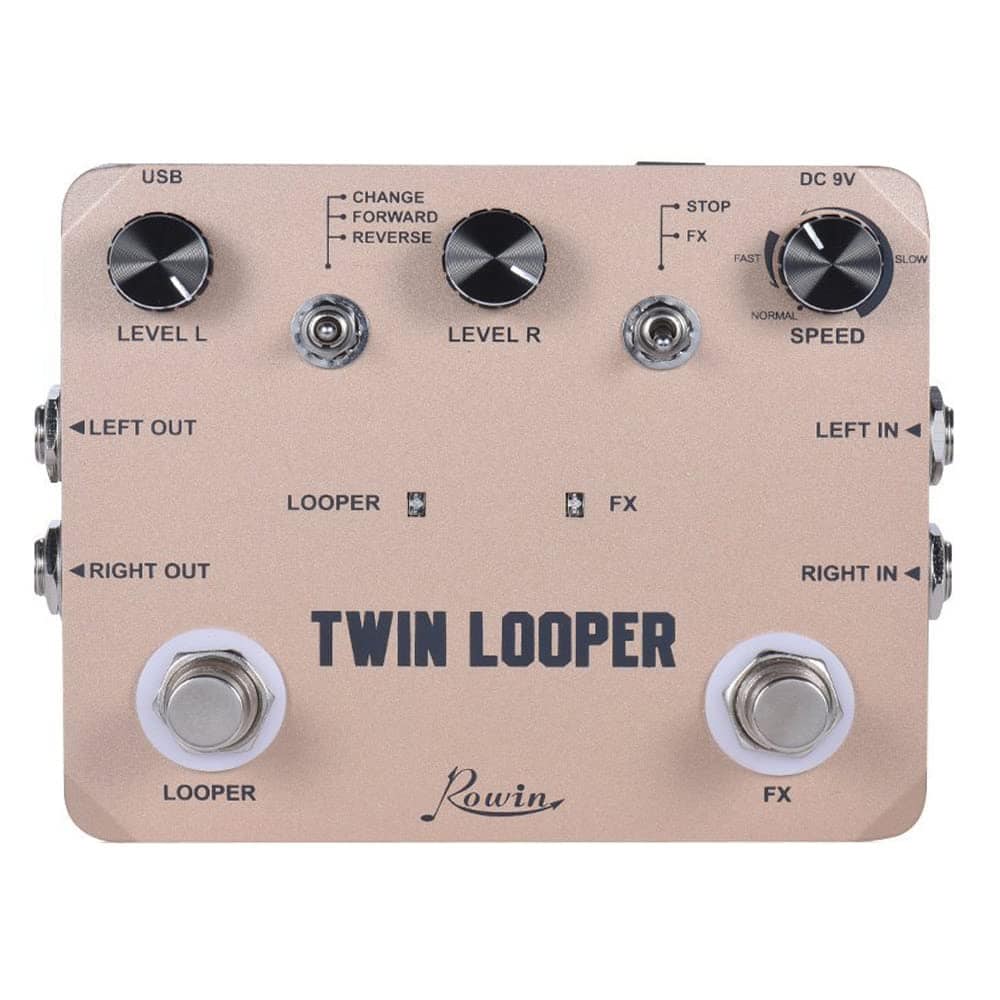 Estación de Loop Twin Rowin Pedal de Efecto de Guitarra