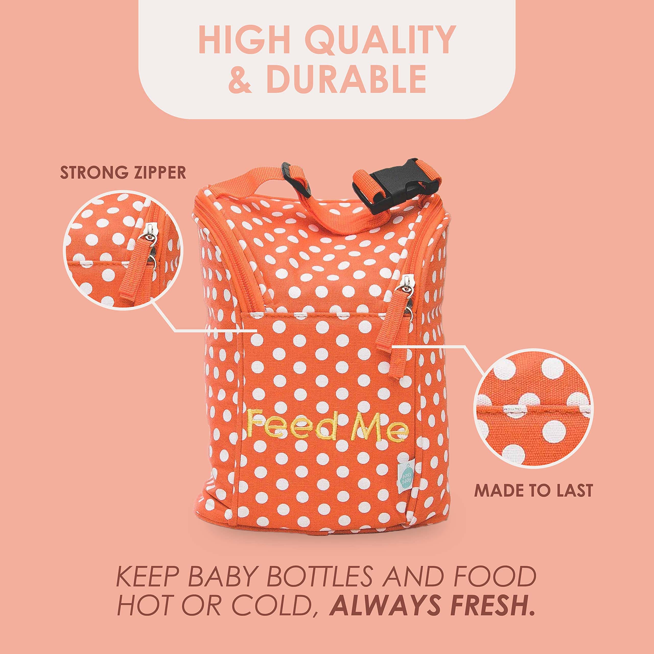 Organizador de pañales, biberones y suministros para bebé - - Imagen 6