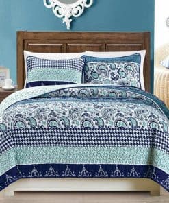 Juego de Edredón Reversible de Gran Tamaño (100" X 95") con