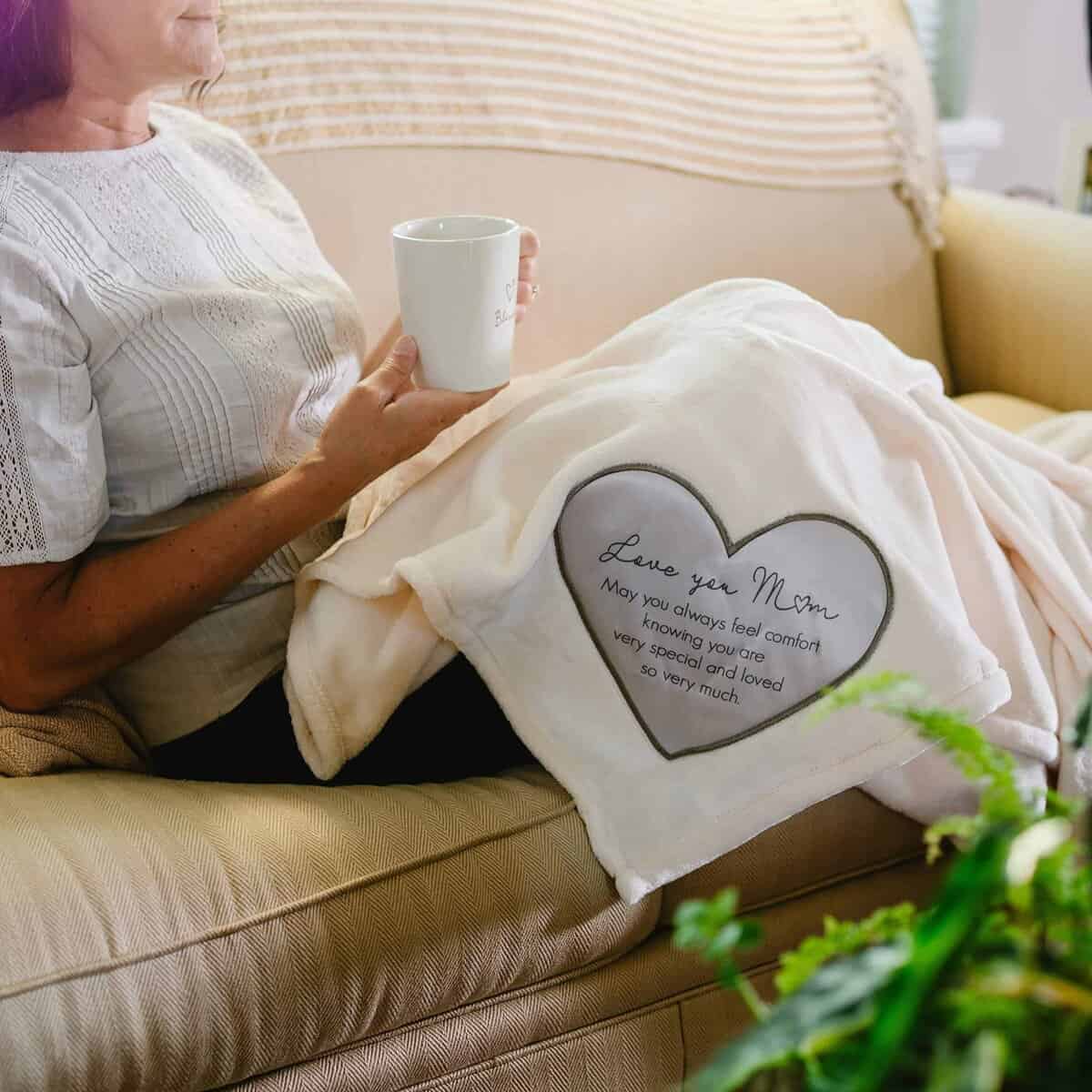 Manta de felpa premium Pavilion Gift Company 19502 Love You - Imagen 7